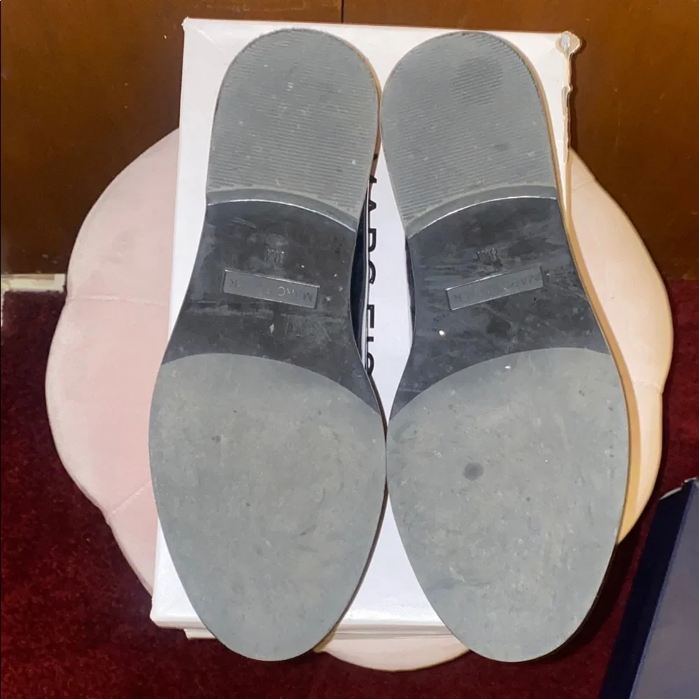 Marc Fisher Black Penny Loafers Flats - Picture 5 of 6